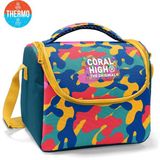 Coral High Renkli Kamuflaj Desenli Thermo Beslenme Çantası 37132 - 1 Adet - 1BW-Beyaz