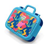 Coral High Renkli Kamuflaj Desenli Unisex Paslanmaz Çelik Beslenme/Yemek Kabı - 39132