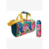 Coral High Renkli Kamuflaj Unisex Spor Çantası ve 800 ml Çelik Matara Seti 27549