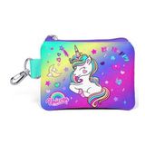 Coral High Renkli Unicorn Desenli Bozuk Para Cantasi - Kiz Cocuk