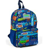 Coral High Saks Grafiti Desenli Minik Yuva Sırt Çantası 23567 İki Bölmeli 10x22x33 cm
