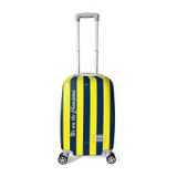 Coral High Sarı Lacivert Çubuklu Kabin Boy Valiz 50cm 16562 Sarı