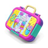 Coral High Sarı Pembe Mixed Dondurma Desenli Kız Çocuk Paslanmaz Çelik Beslenme/Yemek Kabı - 39329