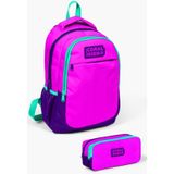 Coral High SET0214401 Kids Pembe Mor 2'li Okul Çanta Seti