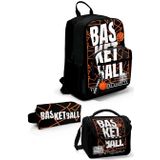 Coral High Siyah Basketbol 3'lü Okul Çanta Seti Set0123639