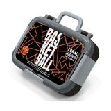 Coral High Siyah Basketbol Baskılı Erkek Çocuk Paslanmaz Çelik Beslenme/Yemek Kabı - 39173