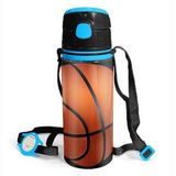 Coral High Siyah Basketbol Desenli Alüminyum Matara 600 ml 11940