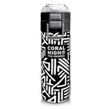 Coral High Siyah Beyaz Geometrik Desenli 500 ml Termos