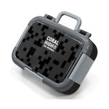 Coral High Siyah Blok Desenli Erkek Çocuk Paslanmaz Çelik Beslenme/Yemek Kabı - 39201