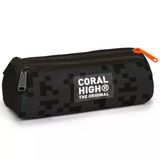 Coral High Siyah Blok Desenli Kalem Kutusu 11194