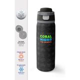 Coral High Siyah Drone Desenli Pipetli ve Direkt Içim Çelik Termos 800 ml 38551 - 00-Siyah - Tekli