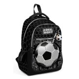 Coral High Siyah Futbol Desenli Erkek Cocuk Ilkokul Cantasi Ve Gunluk Sirt Cantasi