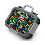 Coral High Siyah Grafiti Desenli Erkek Çocuk Paslanmaz Çelik Beslenme/Yemek Kabı - 39167