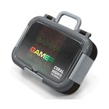 Coral High Siyah Gri Gamer Desenli Erkek Çocuk Paslanmaz Çelik Beslenme/Yemek Kabı - 39174