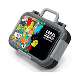 Coral High Siyah Hayalet Desenli Erkek Çocuk Paslanmaz Çelik Beslenme/Yemek Kabı - 39282