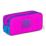 Coral High Sport İki Gözlü Pembe Mavi Kalemlik