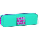 Coral High Sport Tek Bölmeli Yeşil Kalem Kutusu
