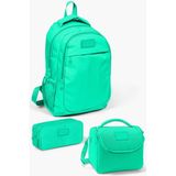 Coral High Su Yeşili 3’lü Okul Çanta Seti 22 Litre Kapasite ile Çocuklar için Ergonomik Tasarım SET0114395