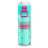 Coral High Su Yeşili Neon Pembe Flamingo Desenli 500 ml Termos