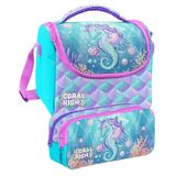 Coral High Su Yeşili Unicorn Baskılı Kız Çocuk Beslenme ve Kalem Çantası Seti (37156+31056)