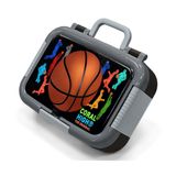 Coral High Turuncu Gri Basketbol Topu Baskılı Erkek Çocuk Paslanmaz Çelik Beslenme/Yemek Kabı - 39222