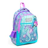 Coral High Üç Bölmeli Kız Çocuk Su Yeşili Unicorn Baskılı İlkokul Sırt Çantası - 33256