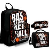 Coral High Uclu Ilk Ve Ortaokul Okul Canta Seti - Siyah Basketbol - Erkek Cocuk