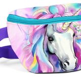 Coral High Unicorn Baskılı Kız Çocuk Bel Çantası