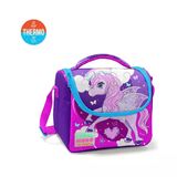 Coral High Unicorn Desenli Mor Pembe Thermo Beslenme Çantası 11708