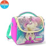 Coral High Unicorn ve Kız Çocuk Beslenme Çantası - Thermo Yalıtımlı 5 Litre Kapasite ile Pembe - Pembe Unircorn ve Prenses