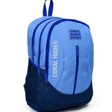 Coral High USB ve AUX Çıkışlı Sport Mavi Okul ve Günlük Sırt Çantası