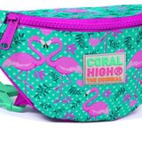 Coral High Yeşil Flamingo Bel Çantası - Kız Çocuk