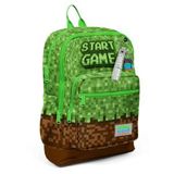 Coral High Yeşil Kahverengi High Craft Desenli Okul Çantası 23776
