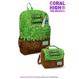 Coral High Yeşil Kahverengi Temalı Erkek Çocuk 2'li Okul Seti (SET49.23776)