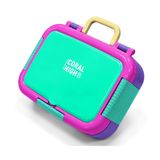 Coral High Yeşil Pembe Kız Çocuk Paslanmaz Çelik Beslenme/Yemek Kabı - 39348