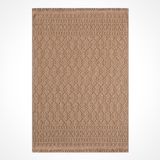 Corali Kahverengi Geometrik Modern Geometrik Etnik Desenli Boho Makinada Yıkanabilir Hav Toz Vermez Leke Tutmaz Kaymaz Taban Dijital Makine Baskı Halı Oturma Odası Salon Yolluk Koridor Mutfak Halısı
