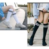 Çorap Dünyam 2'li Unisex Siyah+Beyaz Diz Altı Tenis Spor Çorap - 36 - 42 - Renkli