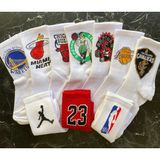 Çorap Dünyam Unisex 10’lu Seri Basketbol Neşeli Kolej Tenis Çorap - 36 - 44 - Renkli