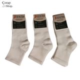 Çorap Shop Erkek Bambu Beyaz Yarım Konç Beyaz Patik Çorap 3'lü Set | Doğal İplik Yapısı, Nefes Alabilir Kumaş, Konforlu ve Dayanıklı, Ayak Sağlığı Odaklı, Günlük Kullanım