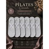 Çorap Vitrini Pilates ve Yoga Için 6'lı Kaydırmaz Gri Babet Çorap Seti - 36 - 42