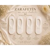Çorap Vitrini Premium 4'lü Paket Dantelli ve Fiyonklu Babet Çorabı Seti - Topuğu Silikonlu Kaymaz Görünmez Kadın Patik Çorap - 36 - 41 - Beyaz