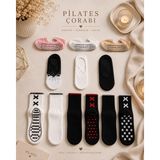Çorap Vitrini Zarafetin En Ince Hali: 9 Çift Mega Karma Set - Silikon Kaymaz Tabanlı Uzun ve Babet Pilates/yoga Çorabı Paketi - 36,5 - 41 - Siyah - Beyaz - Gri - Pembe - Bej