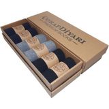 ÇorapDiyarı Premium % 100 Pamuklu Dikişsiz Mevsimlik Erkek Çorabı - Siyah - Gri - Lacivert - 40 - 45