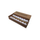 ÇorapDiyarı - Premium 8'li Dikişsiz Bambu Bayan Spor Bilek Patik Çorap Beyaz Beyaz 35-40