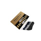 ÇorapDiyarı - Premium 9'lu Dikişsiz Burunlu Kaydırmaz Silikon Topuklu Bambu Babet Çorap - Karışık Karışık 40-45