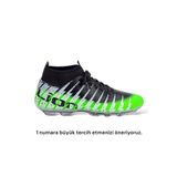 Çoraplı Bilekli Boğazlı Krampon Futbol Ayakkabısı YEŞİL - SİYAH