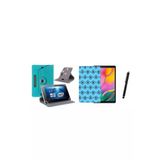 Corcishop Amazon Kindle Fire Hd 8 Alexa Uyumlu Set Universal Tablet Kılıfı Nano Ekran Koruyucu+Kalem