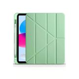 Corcishop Apple İpad 10.2 7.Nesil Uyumlu Kılıf Kalem Bölmeli Farklı Stand Arkası Yumuşak Silikon