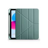 Corcishop Apple İpad 10.9 2022 (10.Nesil) Kılıf Kalem Bölmeli Farklı Stand Arkası Yumuşak Silikon