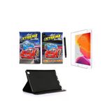 Corcishop Apple Ipad 9.7" Air 2 A1566 / A1567 Kılıf Kabartma Resimli Kılıf + Ekran Koruyucu + Kalem